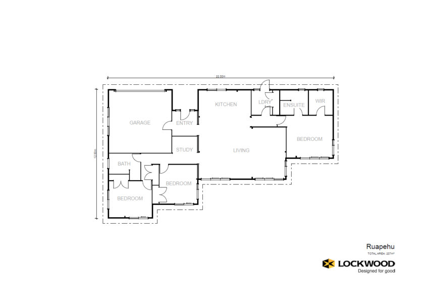 Lockwood Home Ruapehu Design Floor Plan