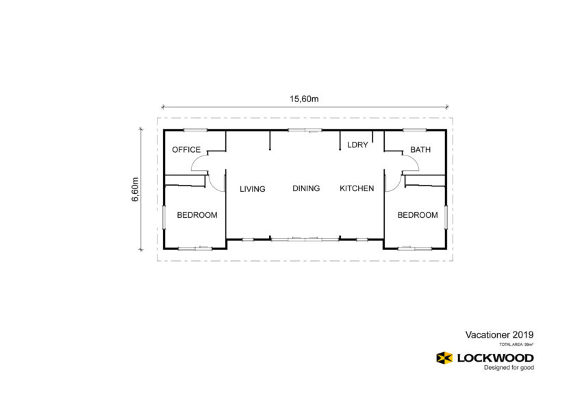 Lockwood Home Vacationer Design Floor Plan