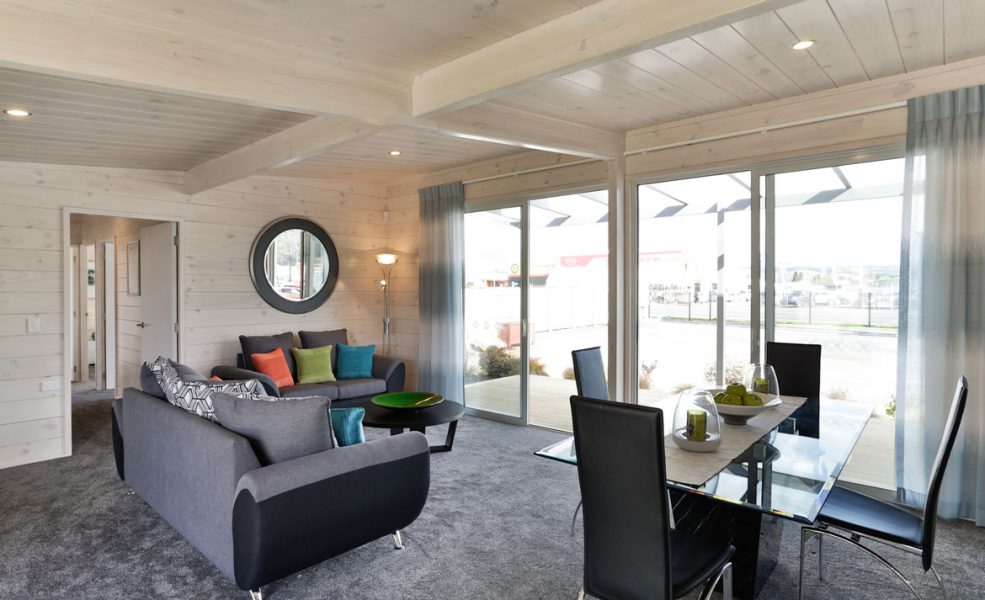 living and dining area
