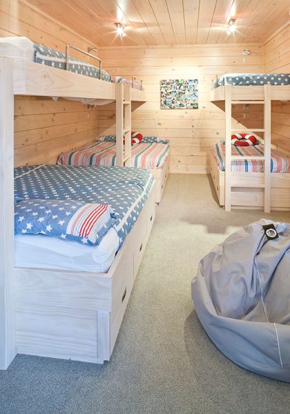 Lockwood Design and Build Home Bedroom with Bunks