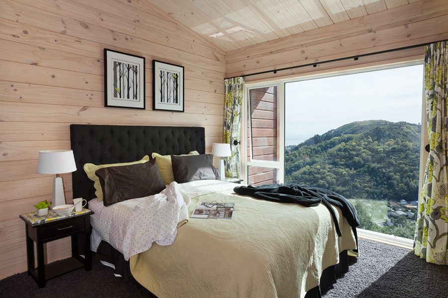 Bedroom with view of Mountain