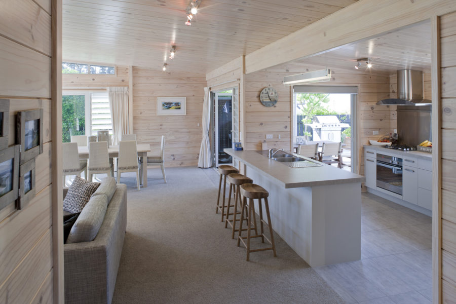 Lockwood Design and Build in Coromandel Kitchen and Outdoor Area View