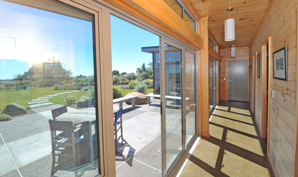 Lockwood Concept Design in Taranaki Hall and Outdoor Patio with Views