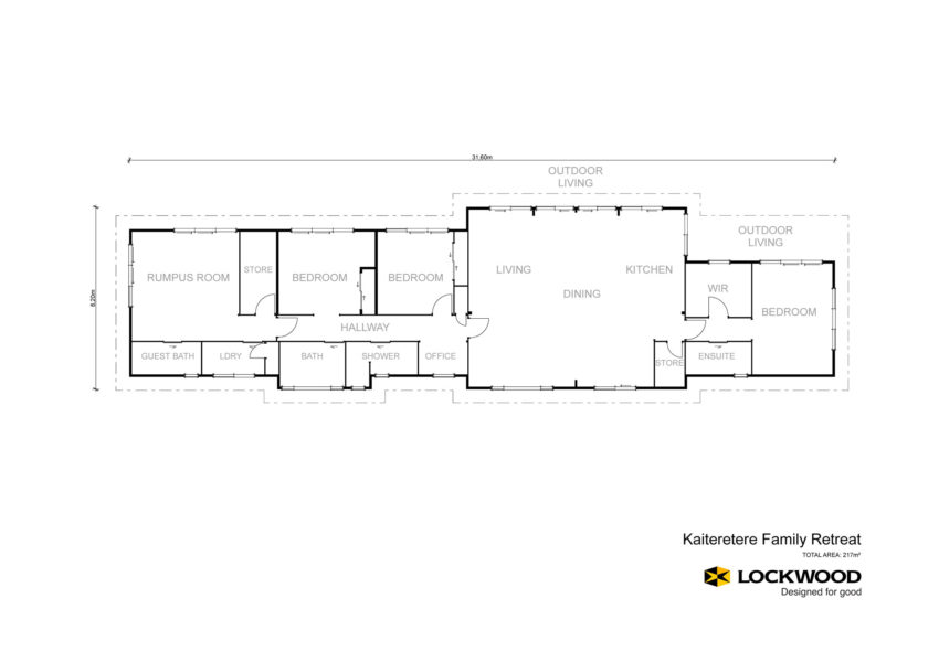 Lockwood Kaiteretere Design Floor Plan