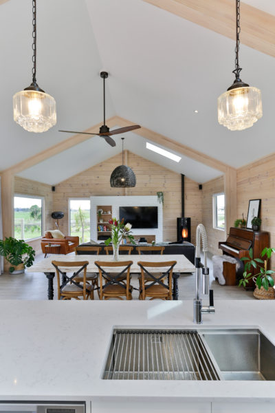 Lockwood Home Design and Build in Papamoa Kitchen, Dining and Living