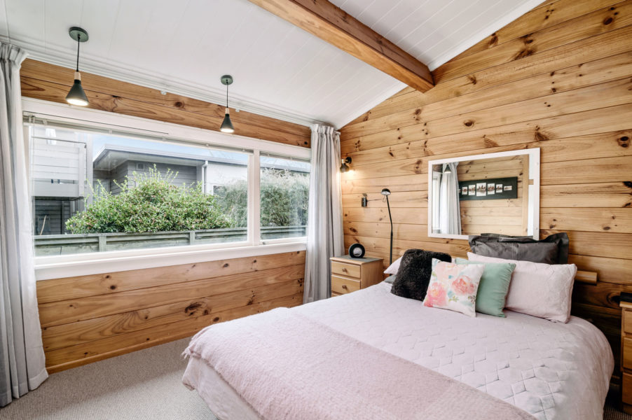 Lockwood Home 60's Modernised in Rotorua Bedroom