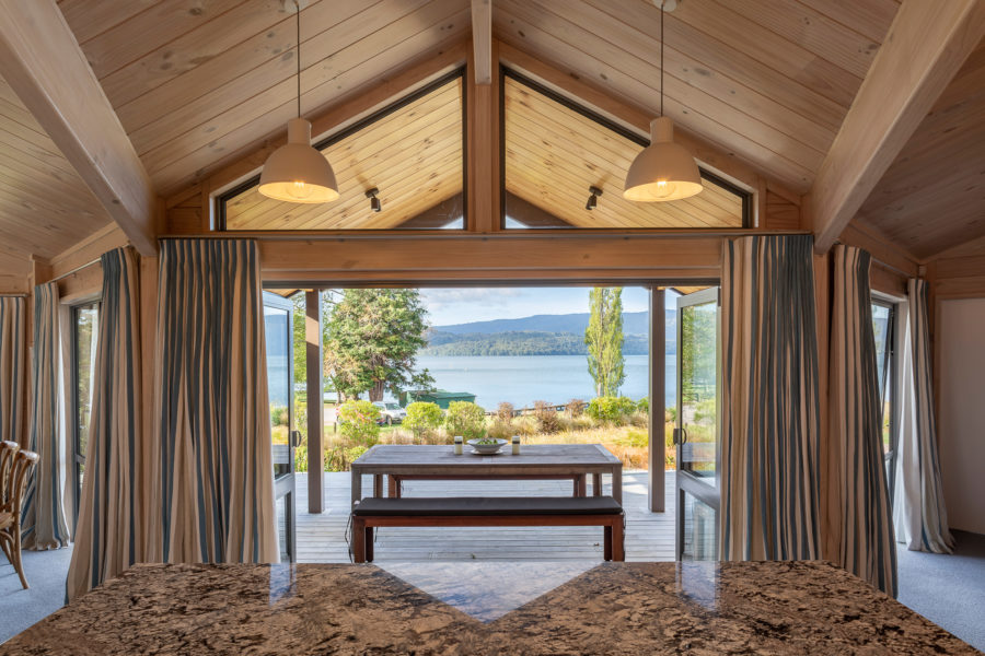 Lockwood Home Modified Tobago Design Moodie-Stephens Home Kitchen View