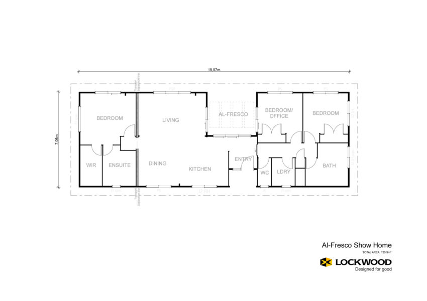 Lockwood Alfresco show home floor plan