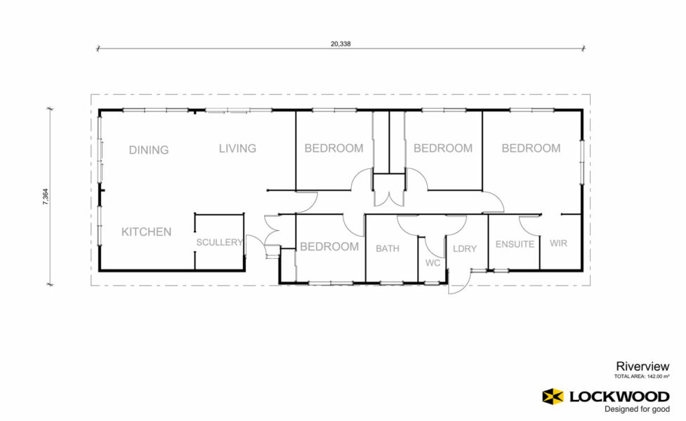 Riverview show home floor plan