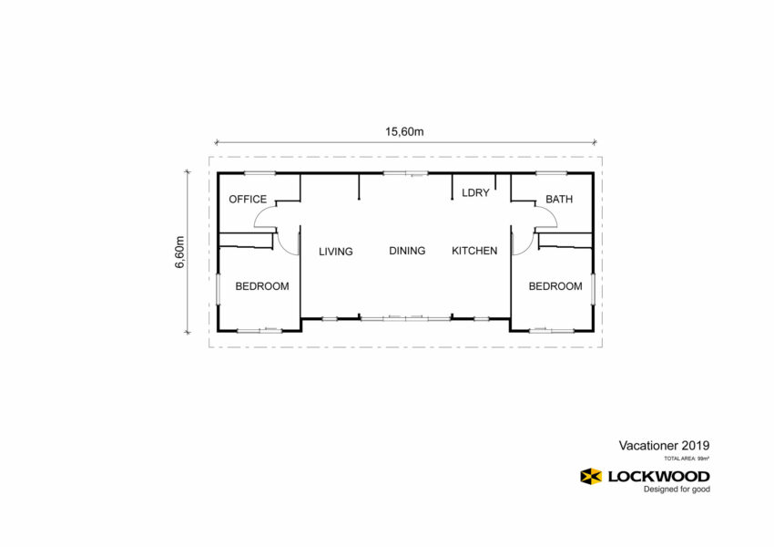 Lockwood Vacationer show home floor plan