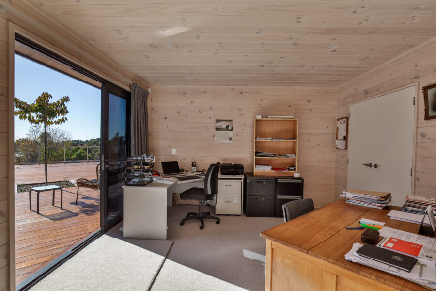 Office in a Lockwood home with a view